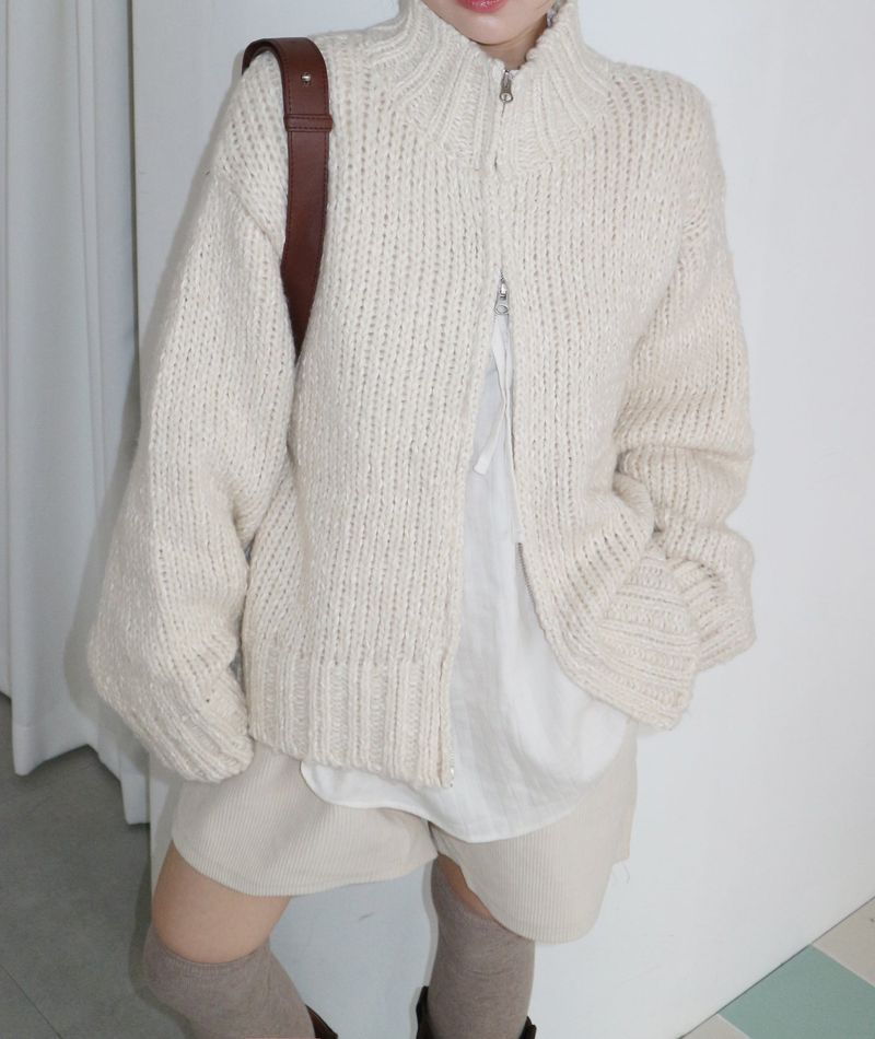 Boehm Boksarthy high neck two-way cardigan (outer)