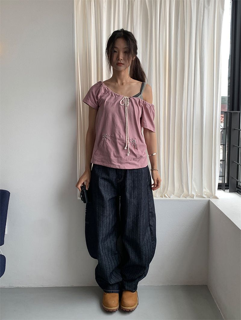 SCOOP POCKET TEE (2C)