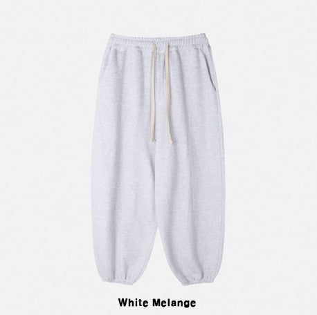 Dion sheepskin wide jogger pants