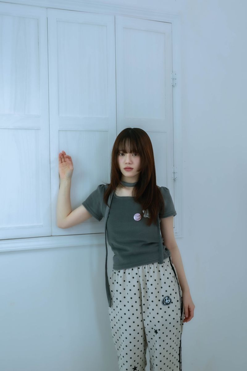 choker badge tee(gray)