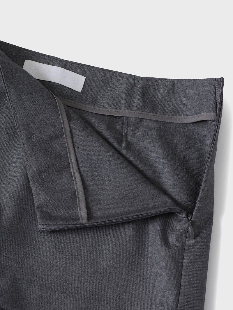 Moa skirt pants (Gray)