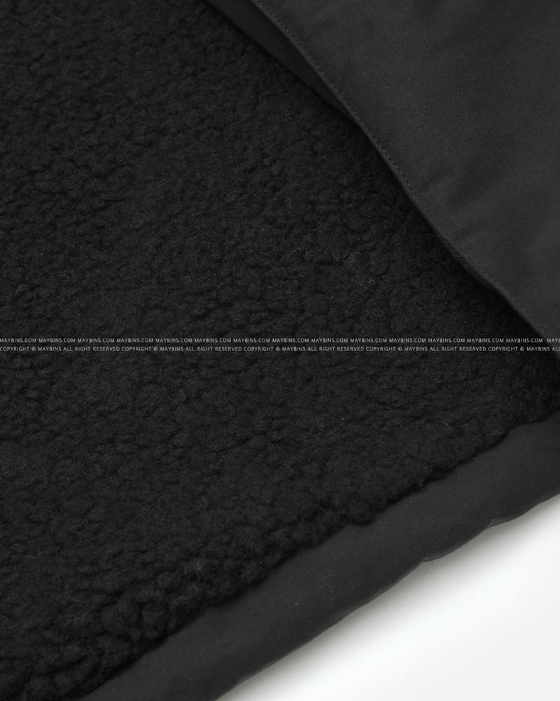 Fur collar night jumper
