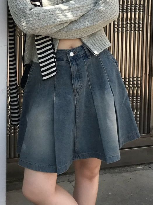 Arco iris（アルコイリス）の「Mickey two tuck mini skirt（Skirts）」