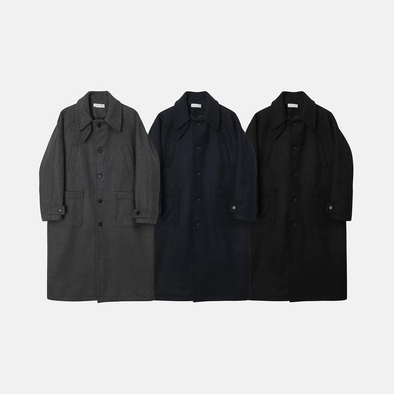 Pleddy Bian Wool Mac Coat (3color)