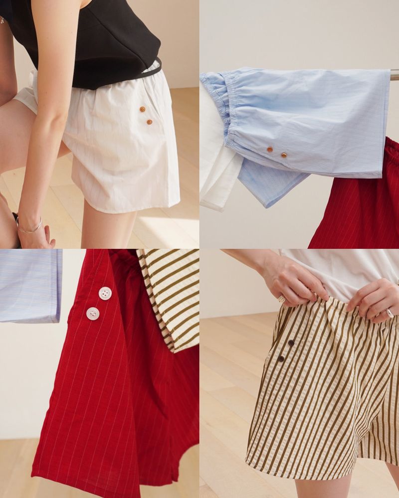 Cosymosy（コジモジ）の「Cosymosy サマーボタンパンツ - 4 Type（パンツ）」