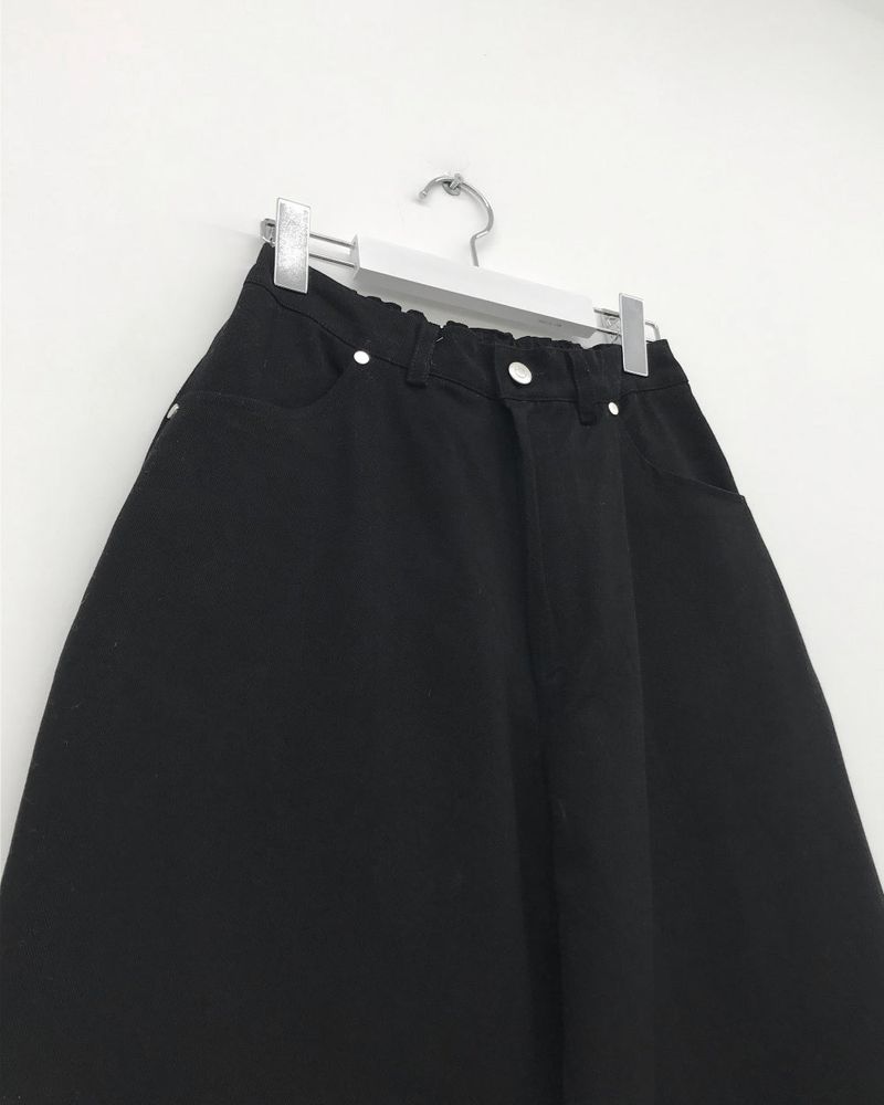 [MD Pick] Non-Fade Check Roll-up Denim (2 Colors)