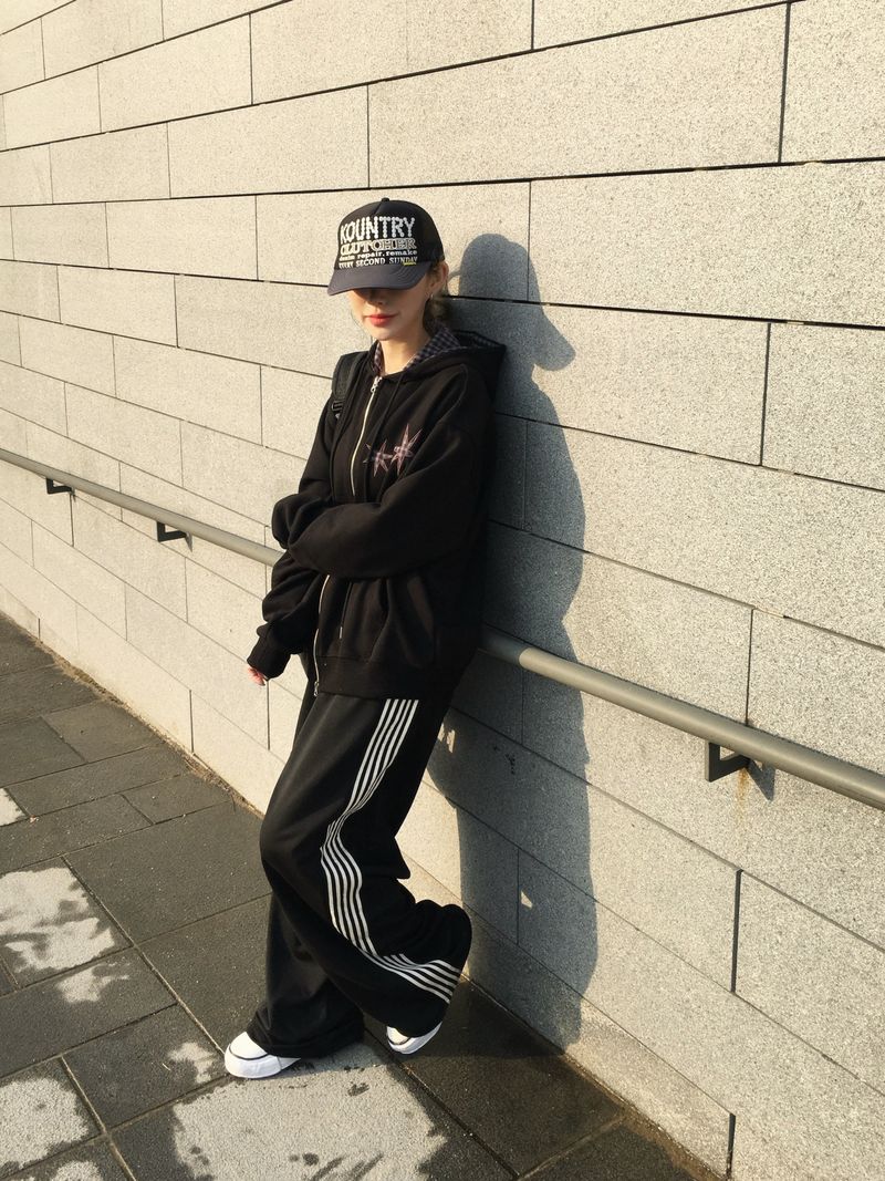 Star Patchwork Fleece Hooded Zip-Up (2c)