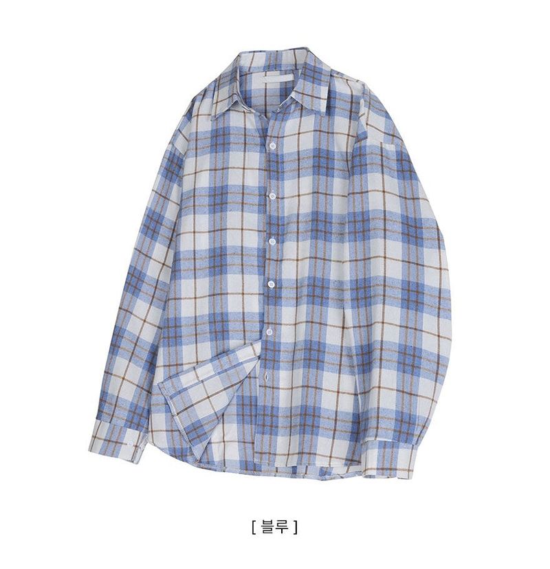 Lue Loose Fit Checkered Shirt