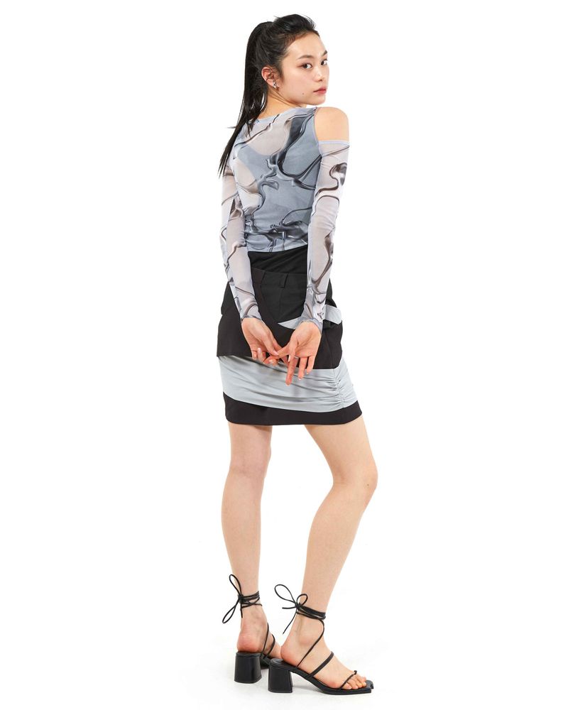 In&Out 3D Printed Top _ Black