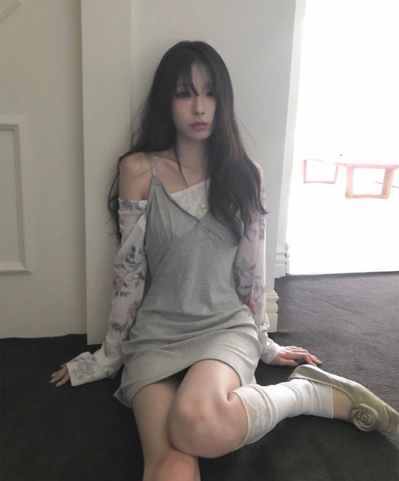 cloudemotion（クラウドエモーション）の「pantone :: gray sleeveless OPS（Dresses）」