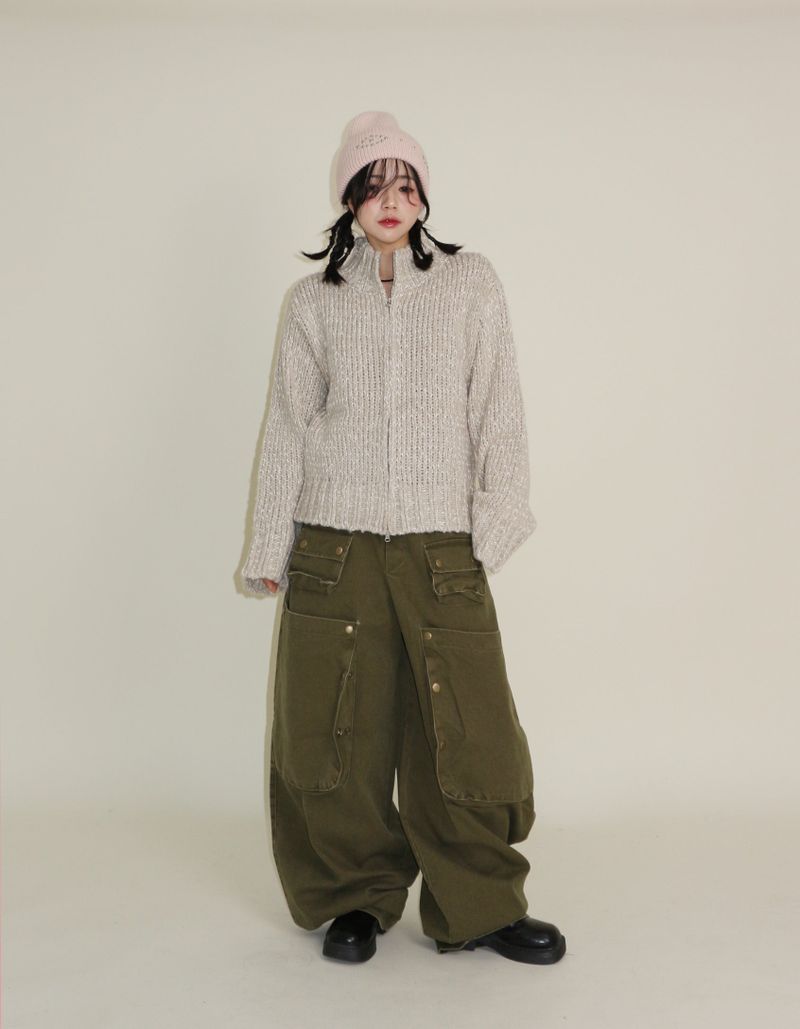 Boehm Boksarthy high neck two-way cardigan (outer)