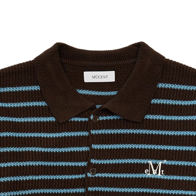 TOURS STRIPE KNIT CARDIGAN (UNISEX)