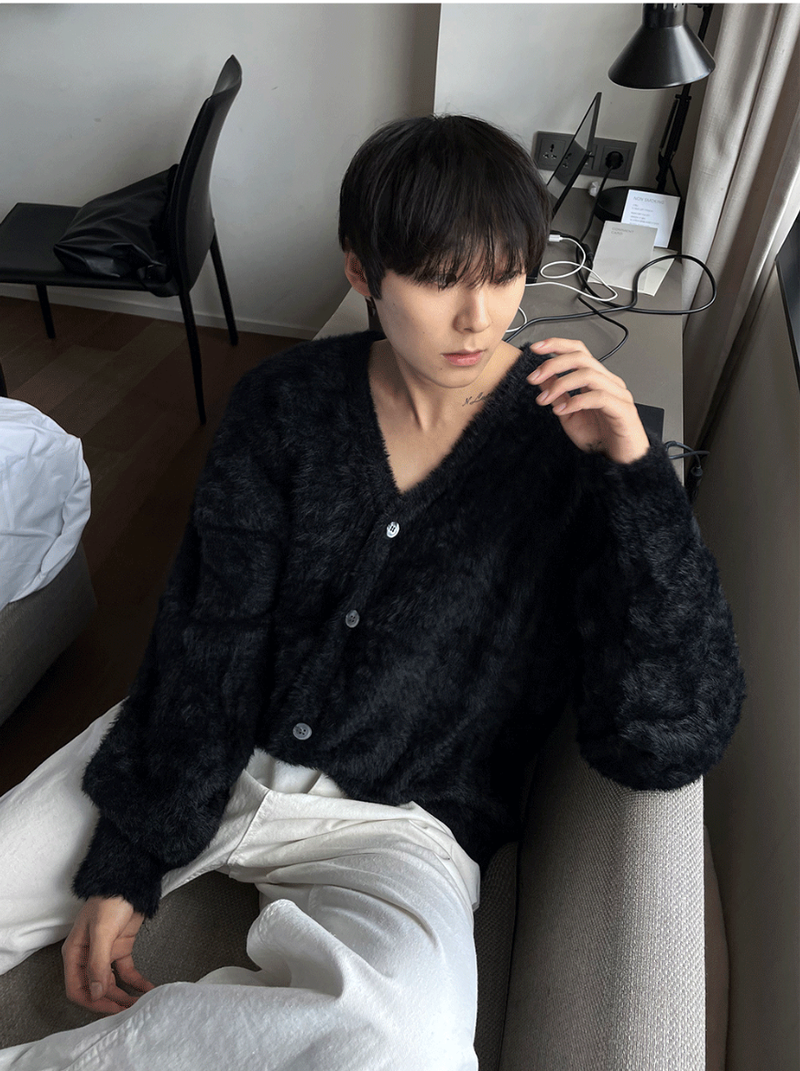 london mohair cardigan