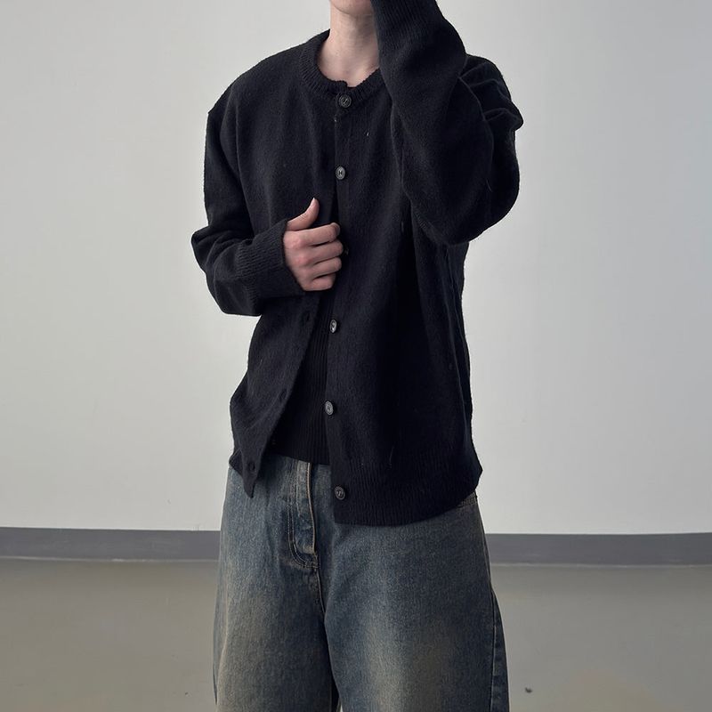 Lunet Wool Round Cardigan