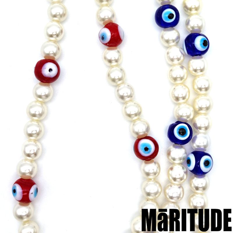 EVIL EYE NECKLACE (2COLOR)