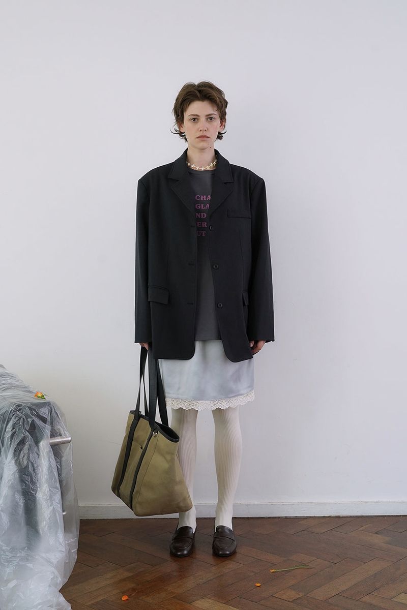 Carry shoulder bag_beige