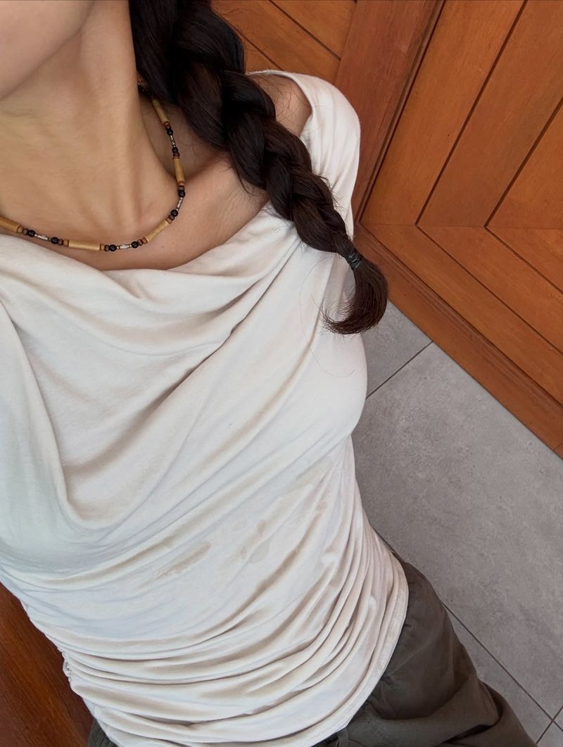Soft Drape Sleeveless (Oatmeal)