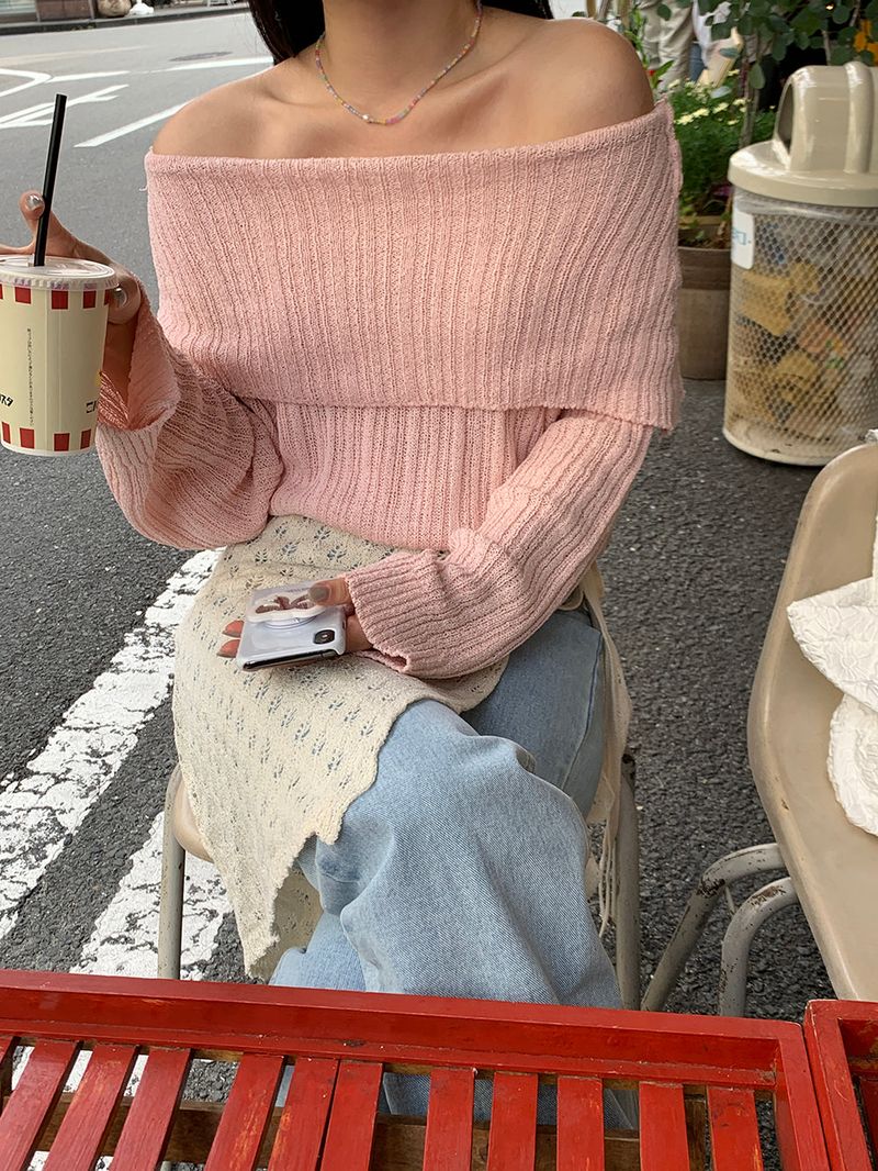 [MADE] Harmo layered knit skirt