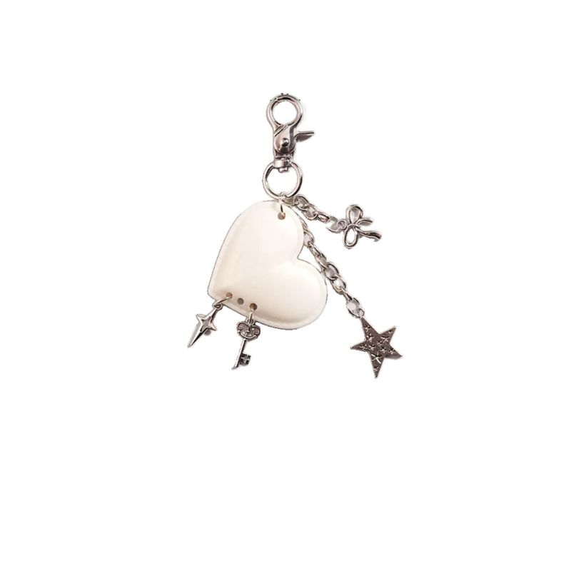 Zeni Heart Charm Keyring