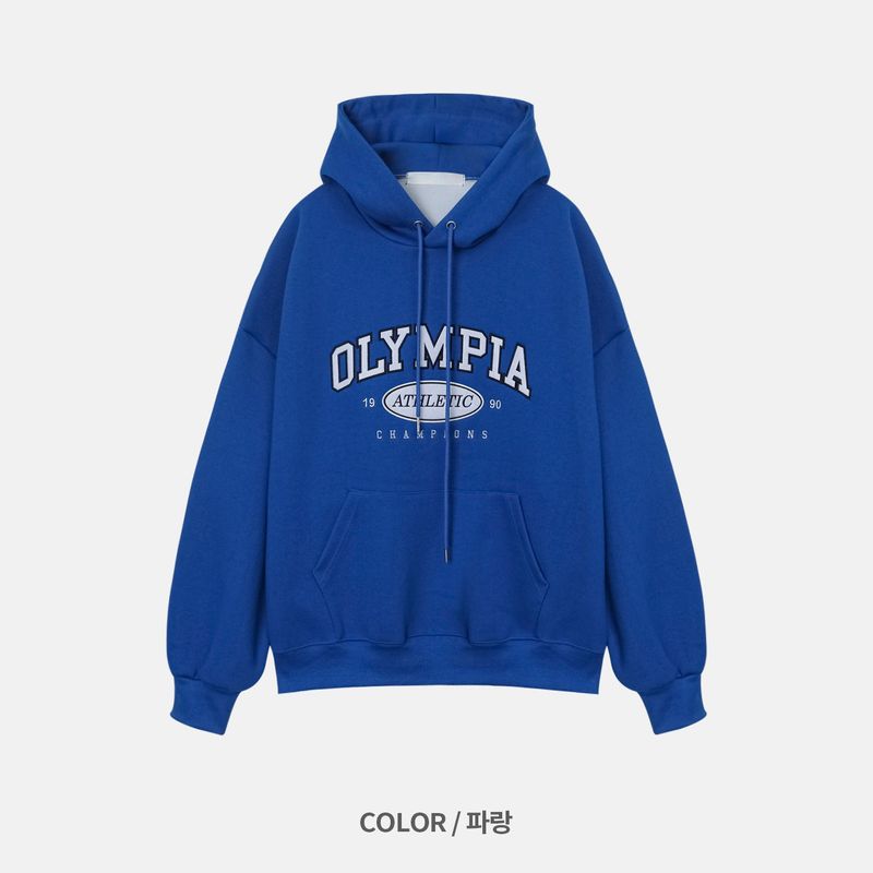 LMN Olympia Embroidery Double Paper Oversized Fit Hooded (6 colors)