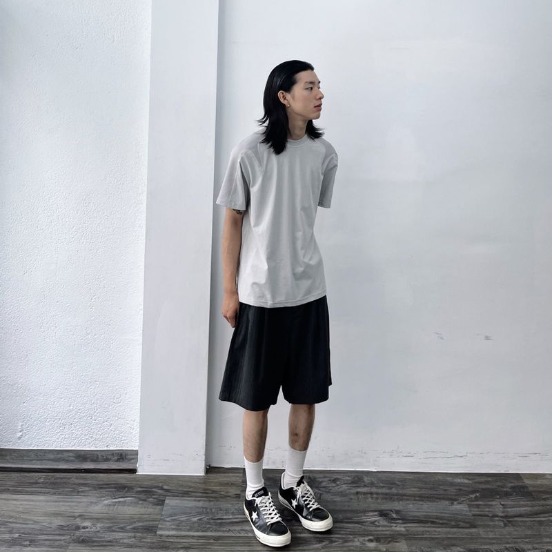 Minimal Paneled Loose Tee