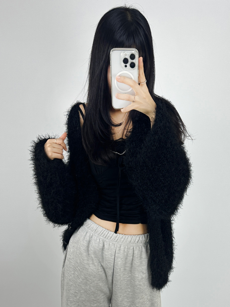 (INNER POINT ITEM♥/LOVELY) 2 COLORS ストリングボウプリーツレースディテールノースリーブタンク