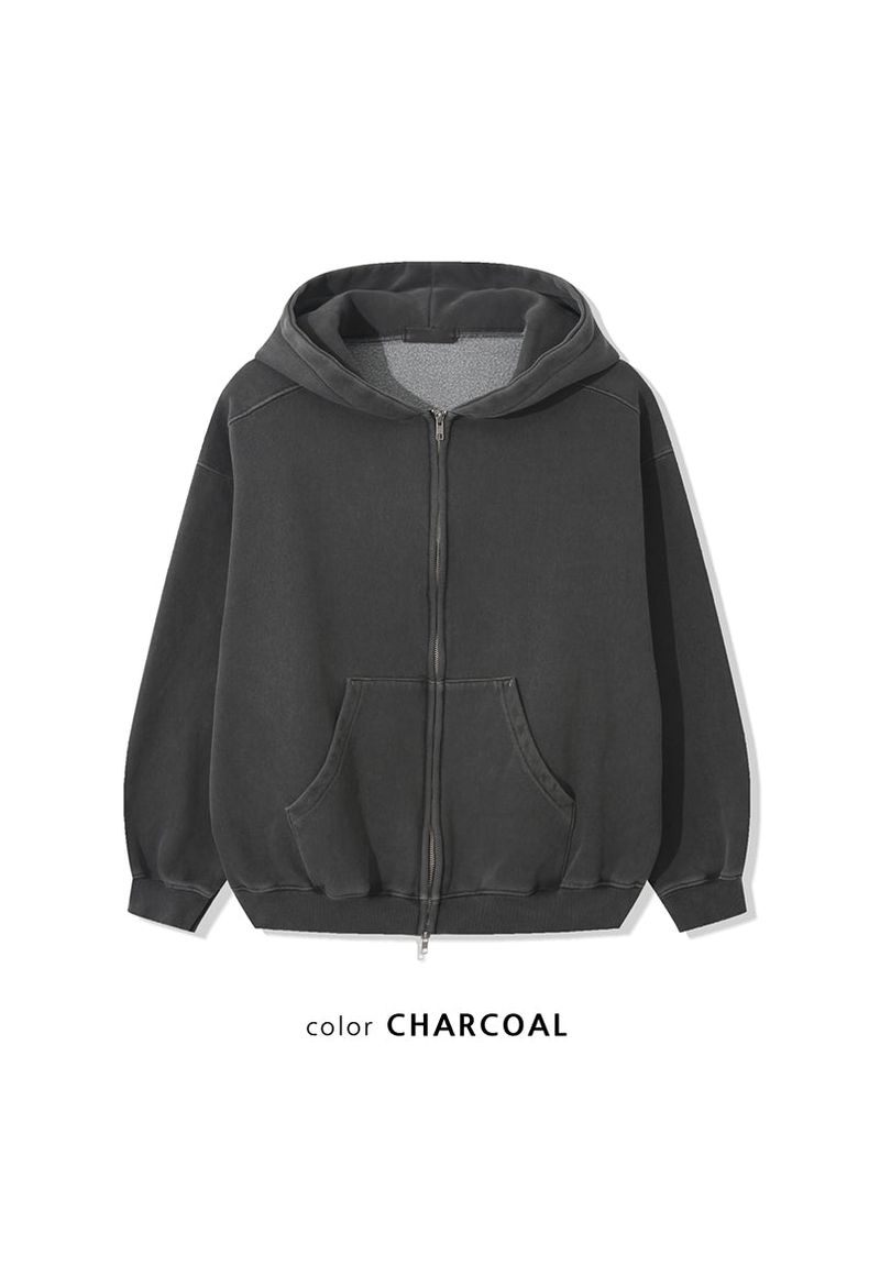 PIGMENT HOOD ZIP-UP (3C)
