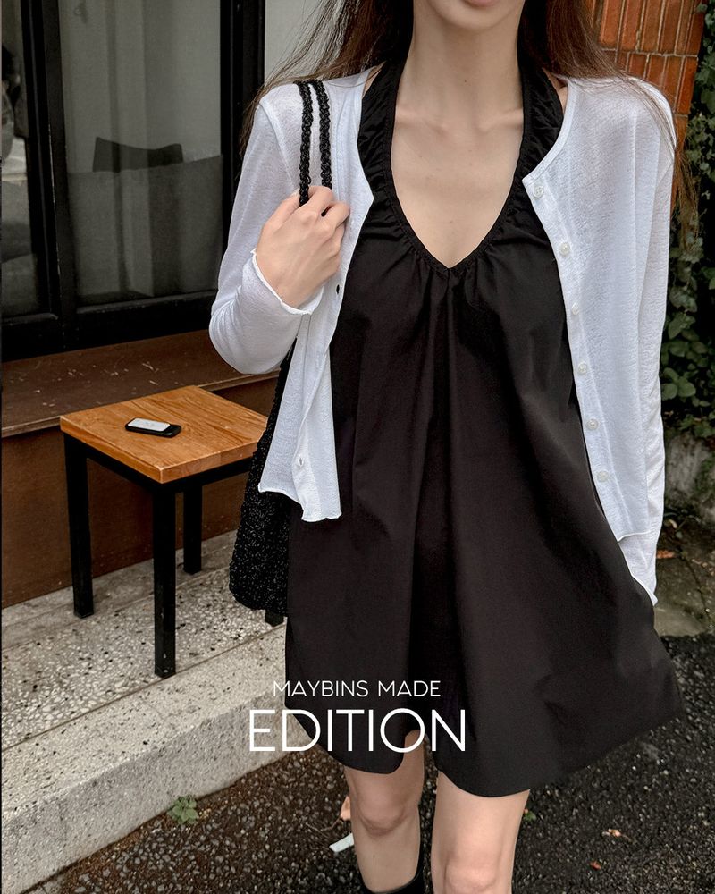 MADE. Juven linen cardigan