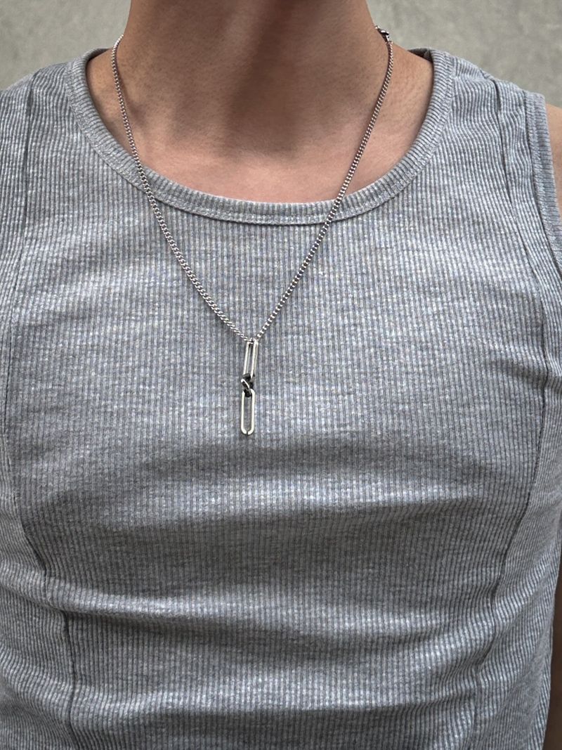 Chain Square Necklace