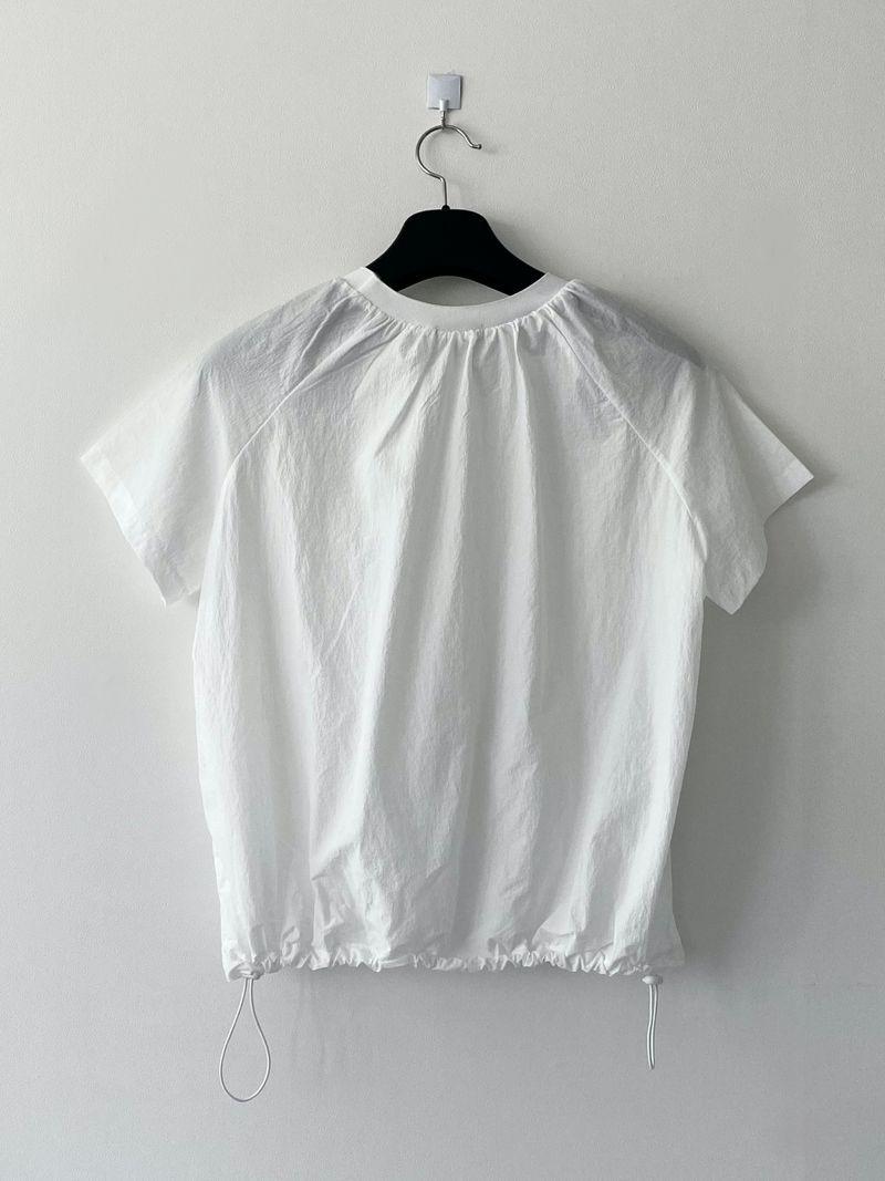 String point short-sleeved