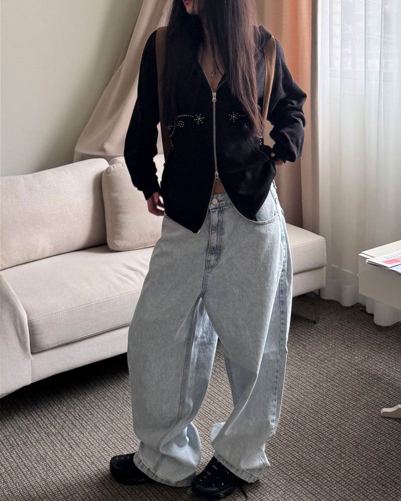Snow denim jeans
