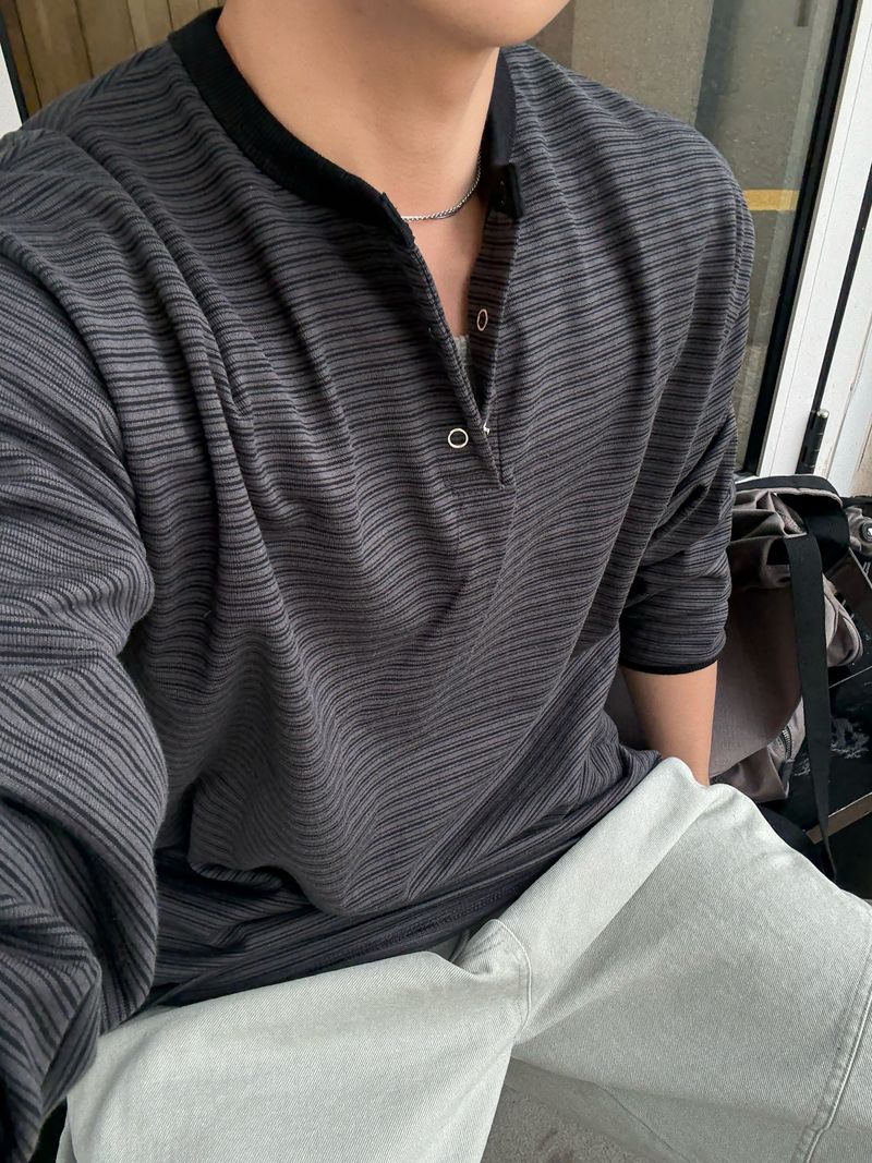 Dun strip henry tee