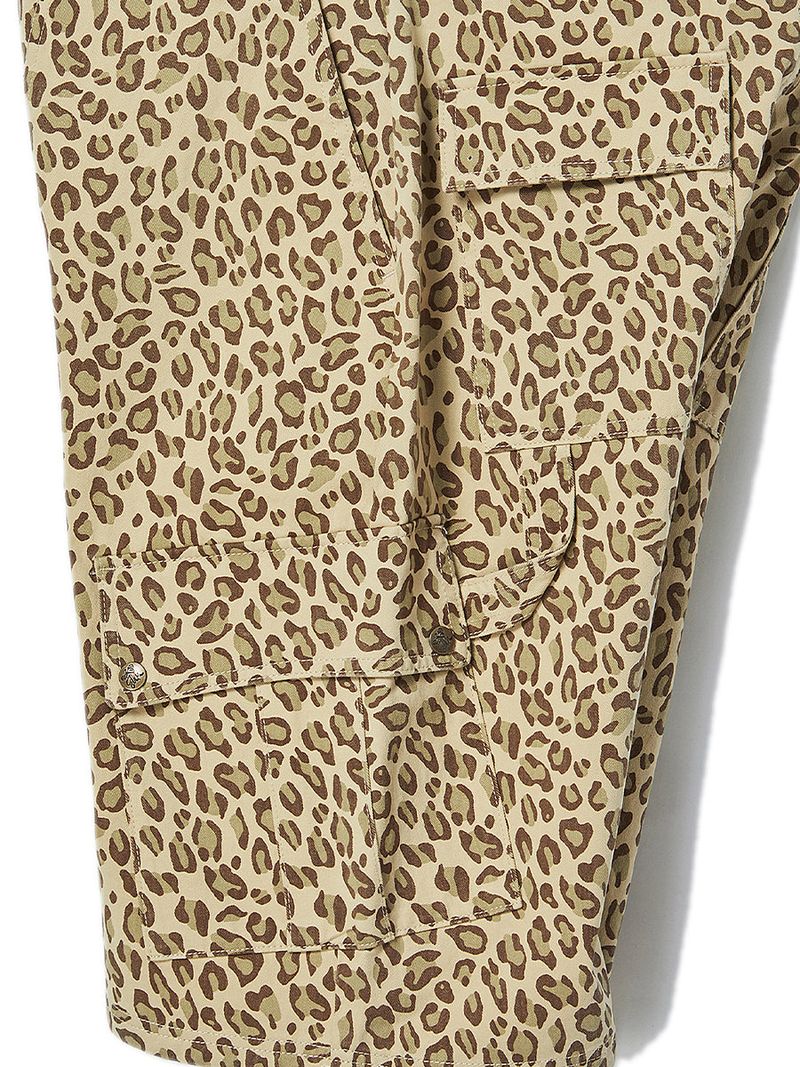 PATTERN CARGO HALF PANTS (LEOPARD)
