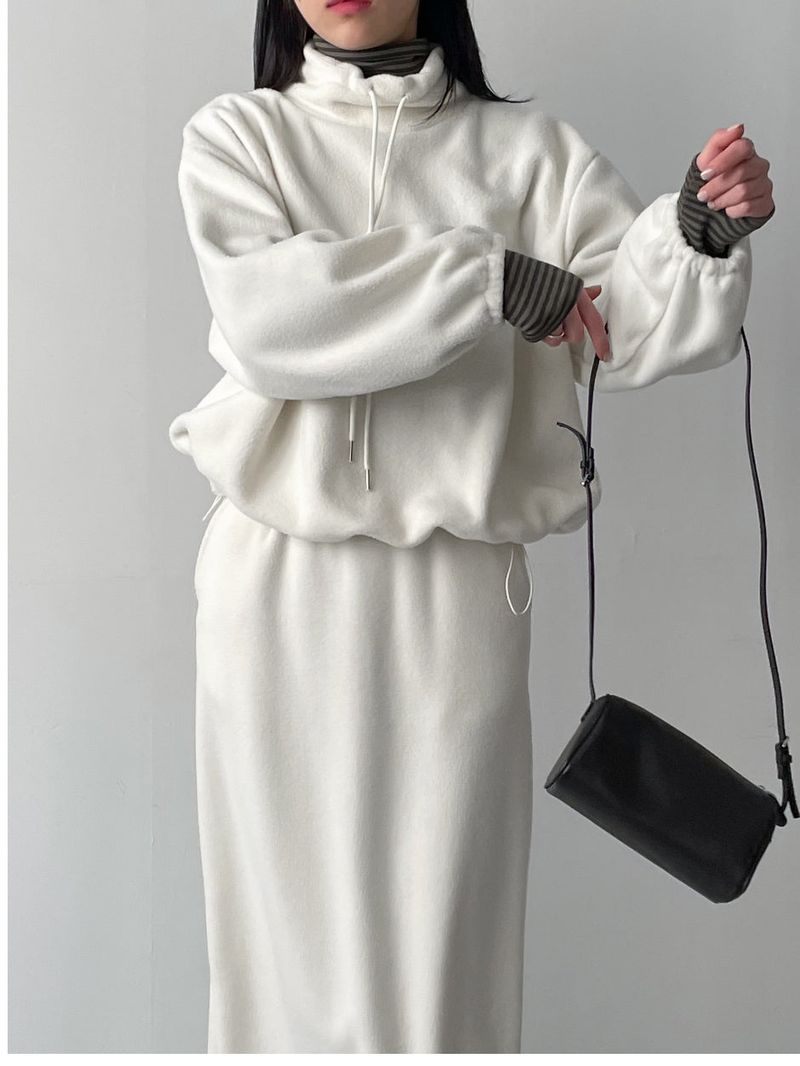 [Setup Available] Newdy Fleece High Neck Sweatshirt