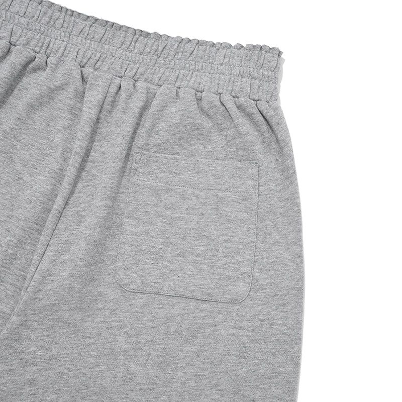 WORDING APPLIQUE PANTS [MELANGE GRAY]