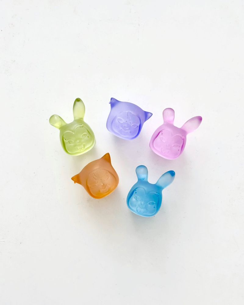MON BEBE : Kitty Ring ( orange )