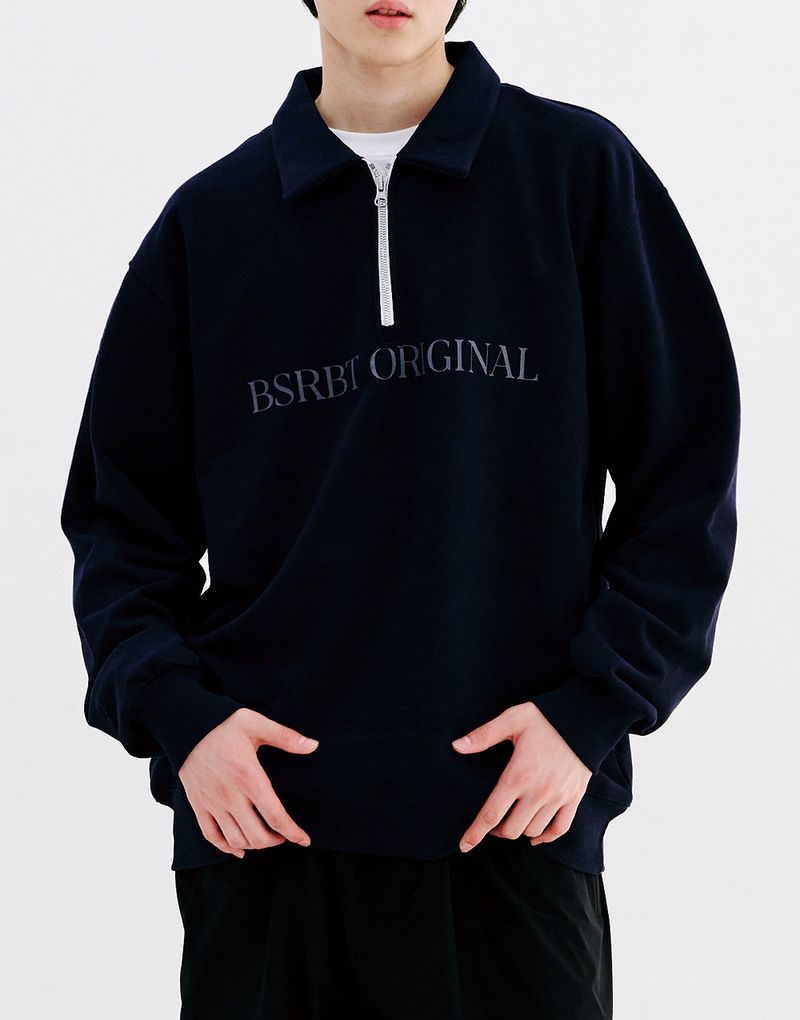 BSRBT OG HALF-ZIP COLLAR SWEATSHIRT