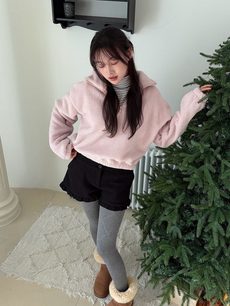 [MADE] MEMBER FLEECE HALF ZIP-UP