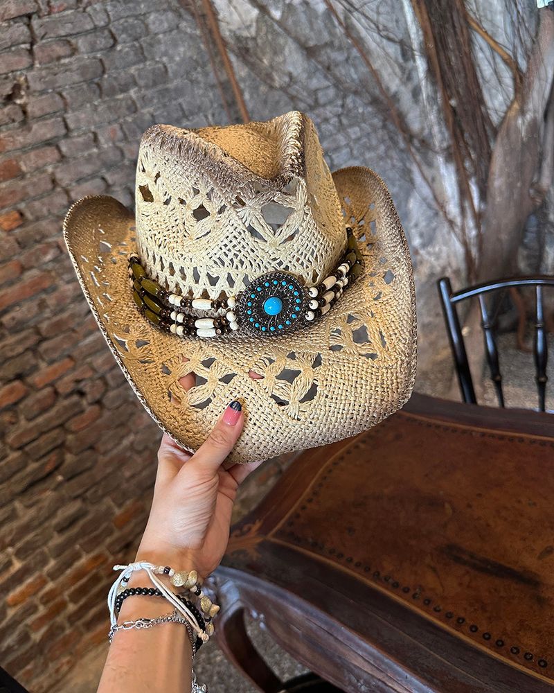 Ethnic Ratan Cowboy Fedora