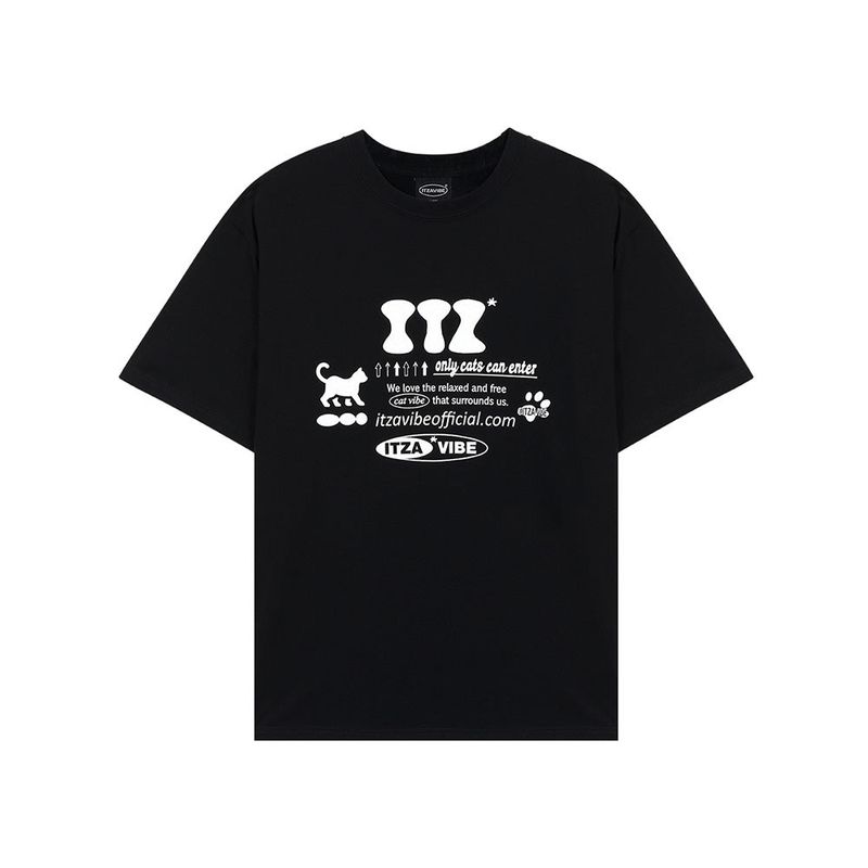 ITZAVIBE（イッザバイブ）の「ITZ OFFICIAL LOGO T SHIRT - BLACK（Tops）」