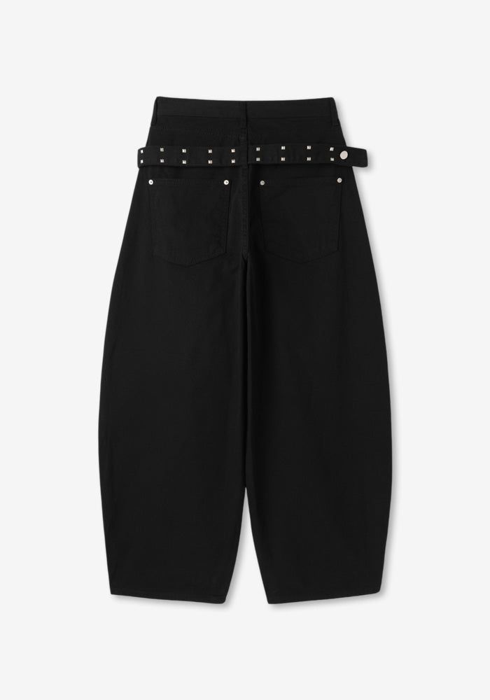 DE Back Point Wide Balloon Pants