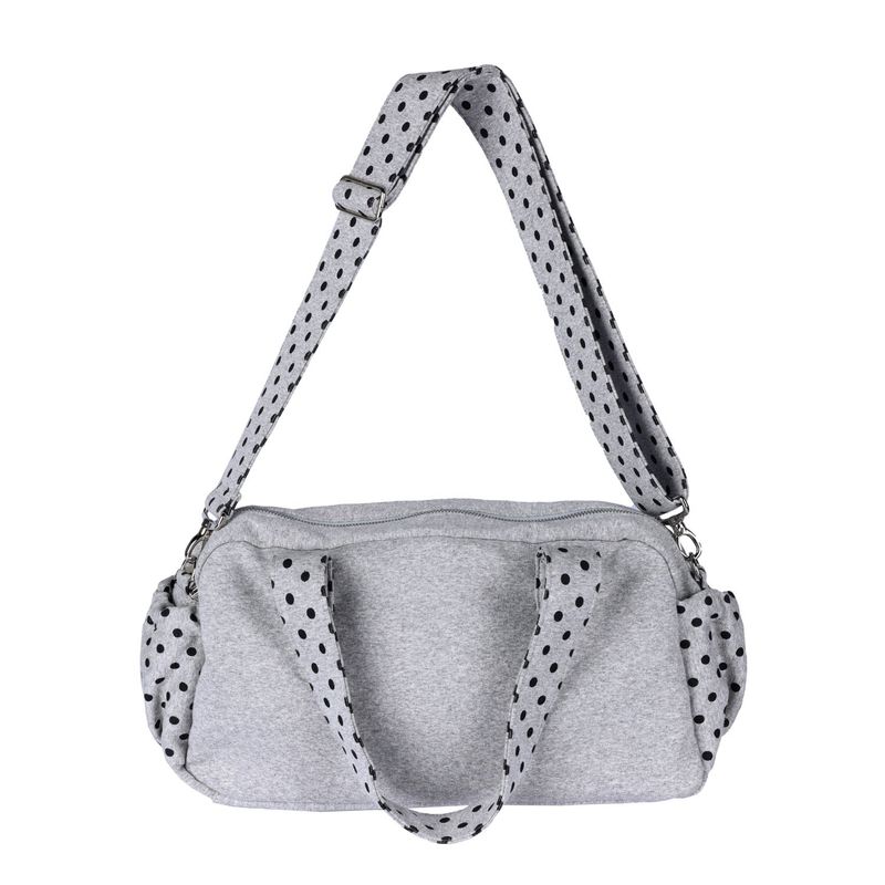 Dot button bag_grey