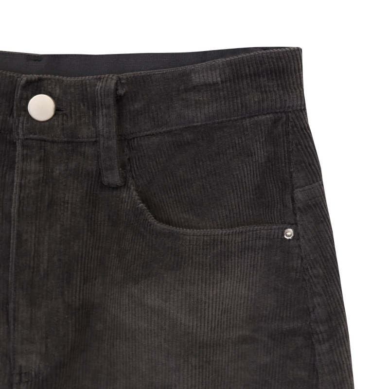 WINTER SLIT CORDUROY SKIRT