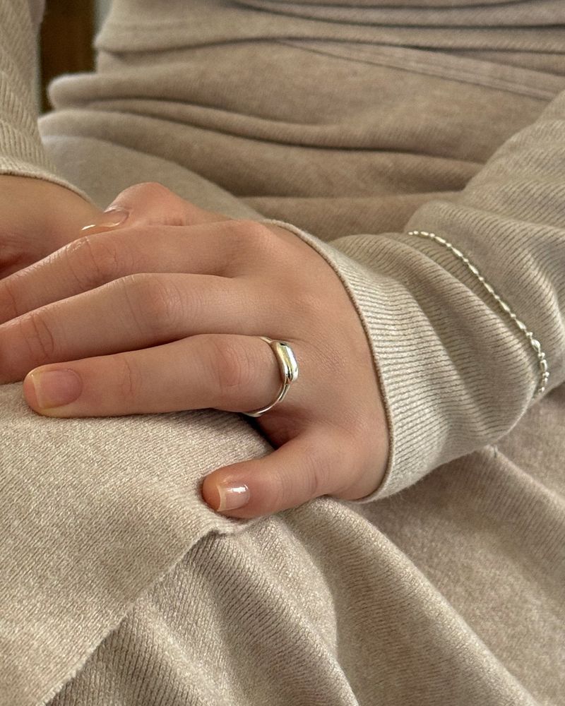 Snuggle ring (silver) *1PCS