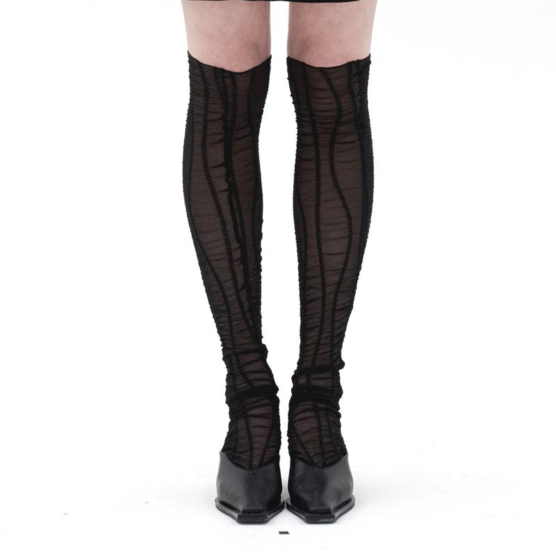 Roseapple（ローズアップル）の「212-mesh wave knee-socks（Fashion Accessories）」