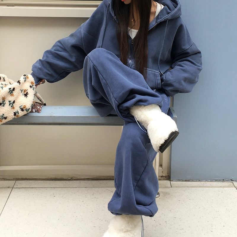 [BELLIDE MADE] Ritz, BACK RAISED PIGMENT WIDE TRAINING PANTS
