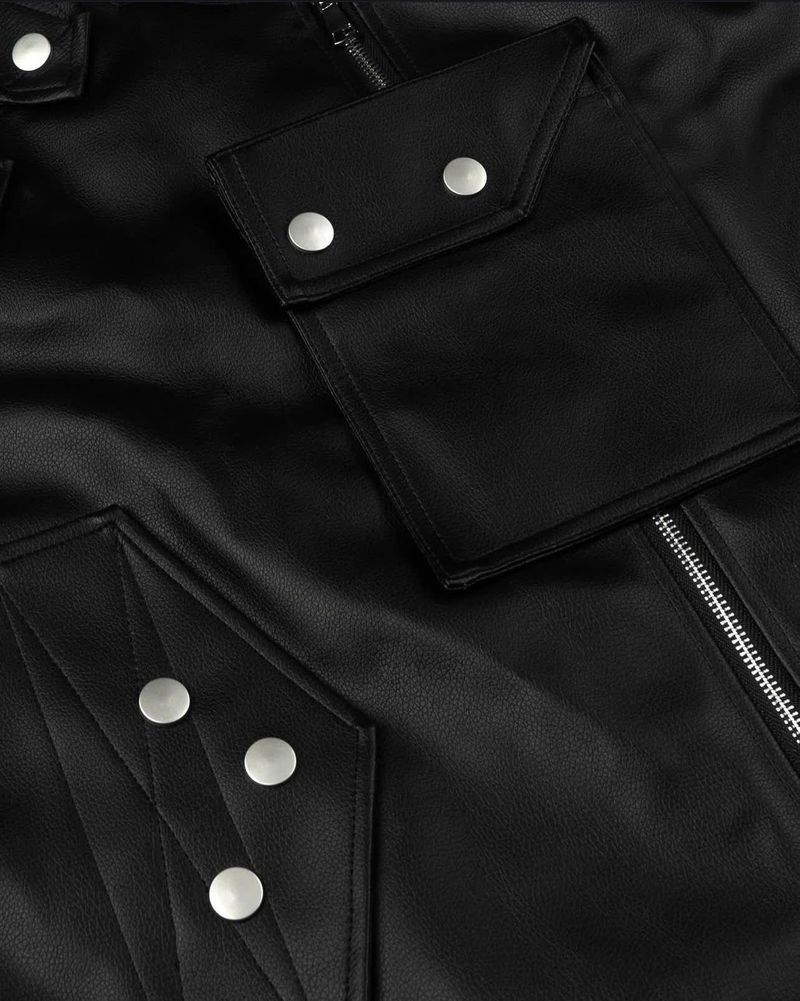 LEATHER BULLETPROOF GILE (Black)