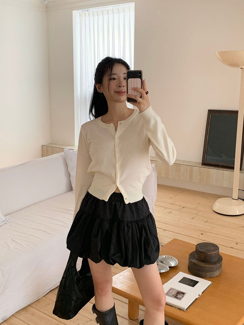 [MADE] MIETTE CASHMERE ROUND CARDIGAN