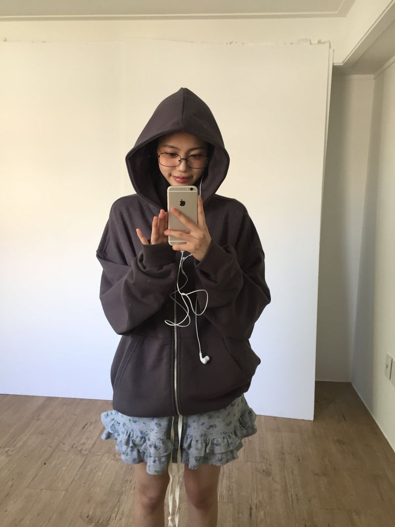 Weekly Essential Zip-Up Hoodie (5color)