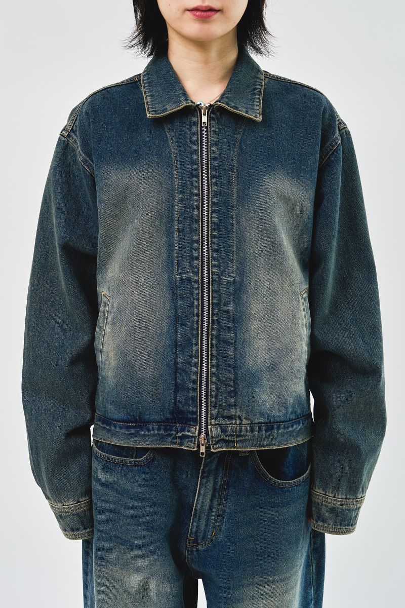 Norten Washed Denim Jacket_Blue
